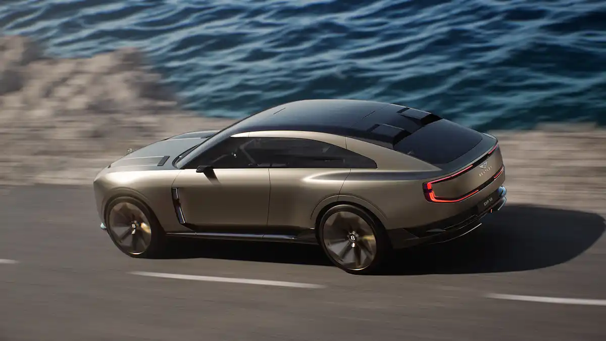 Concept Bentley EXP 15 sur route