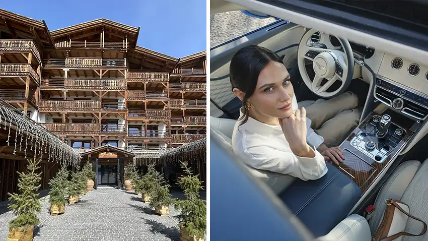 Bentley Genève Winter Tour 2026 à l'hotel La cordée des alpes à Verbier