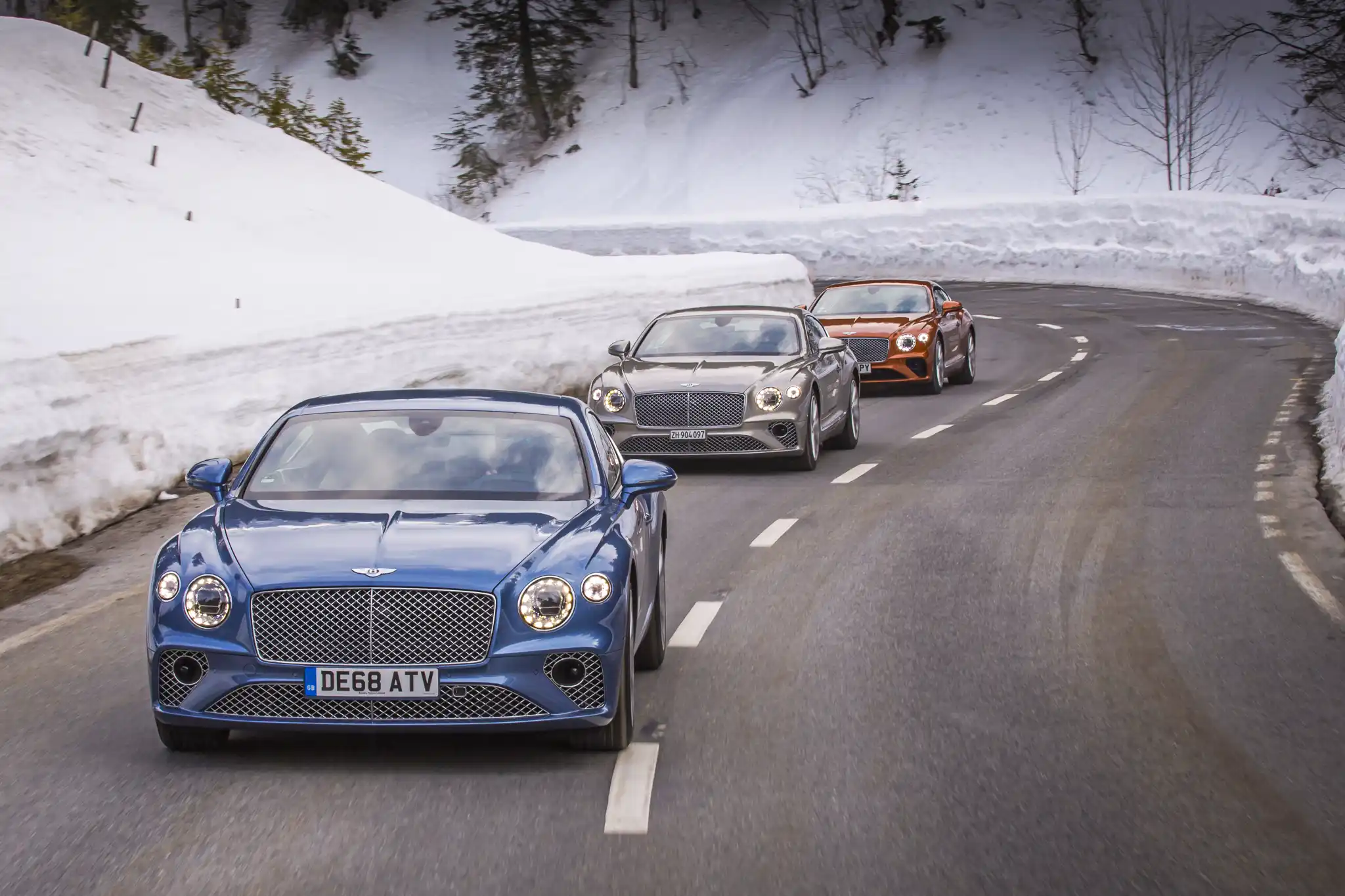 Bentley Winter Tour 2019 à Gstaad 