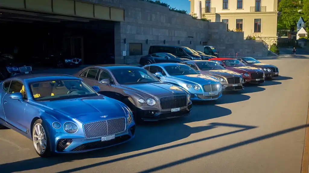 Bentley Genève Road Tripe 2021 au Bürgenstock Resort