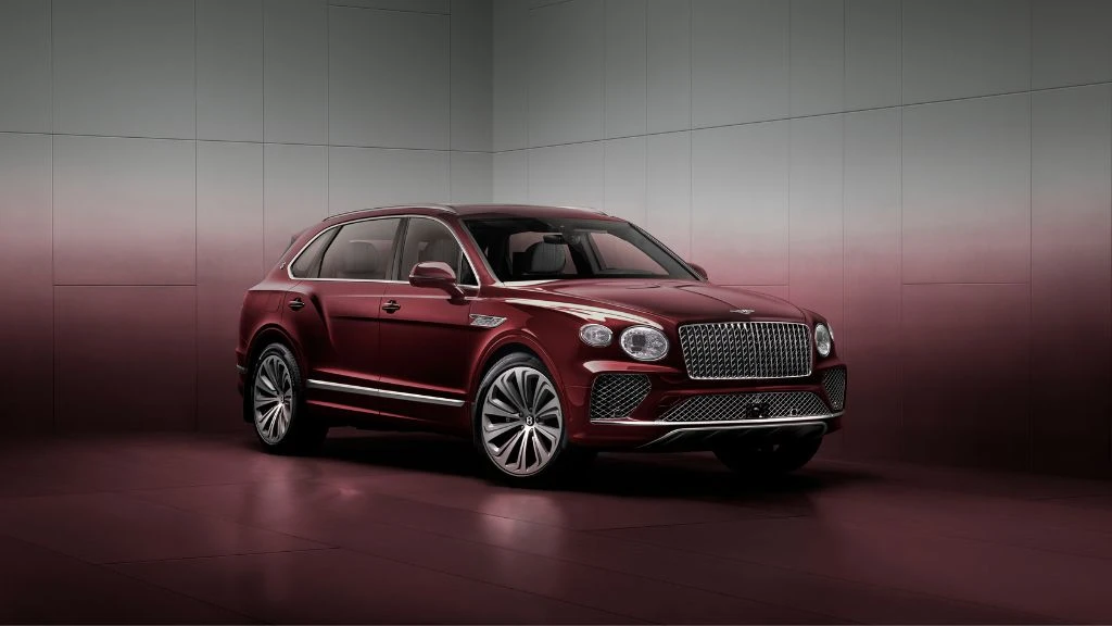 vue extérieur de la Bentley Bentayga EWB Atelier Edition